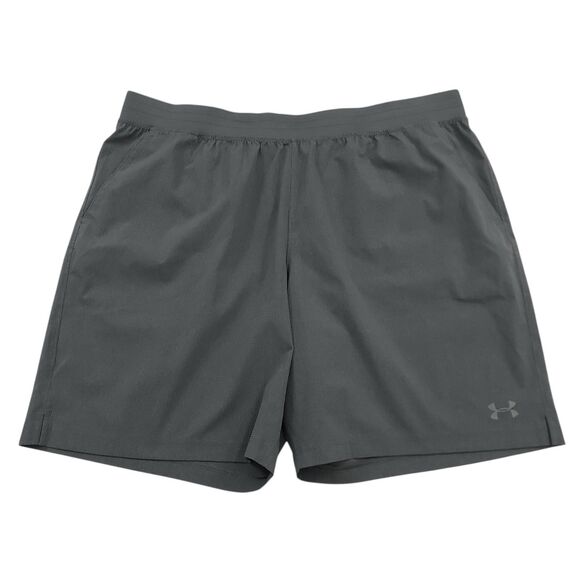 Under Armour Shorts Mens 2XL Gray Loose Unlined Football Breathable Training - Picture 1 of 12